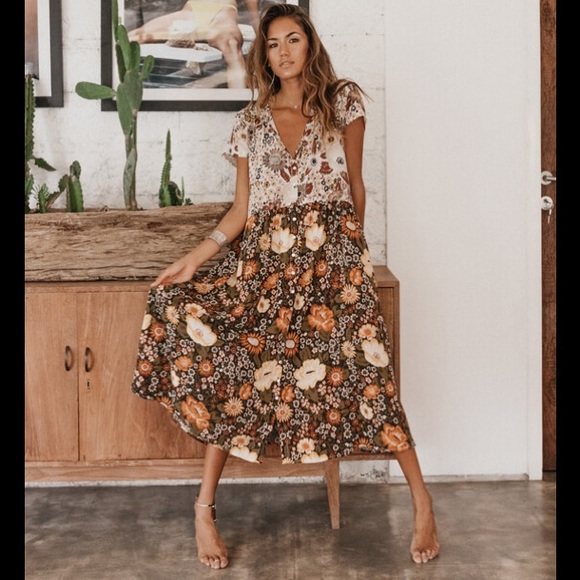 Spell desert daisy midi Clearance